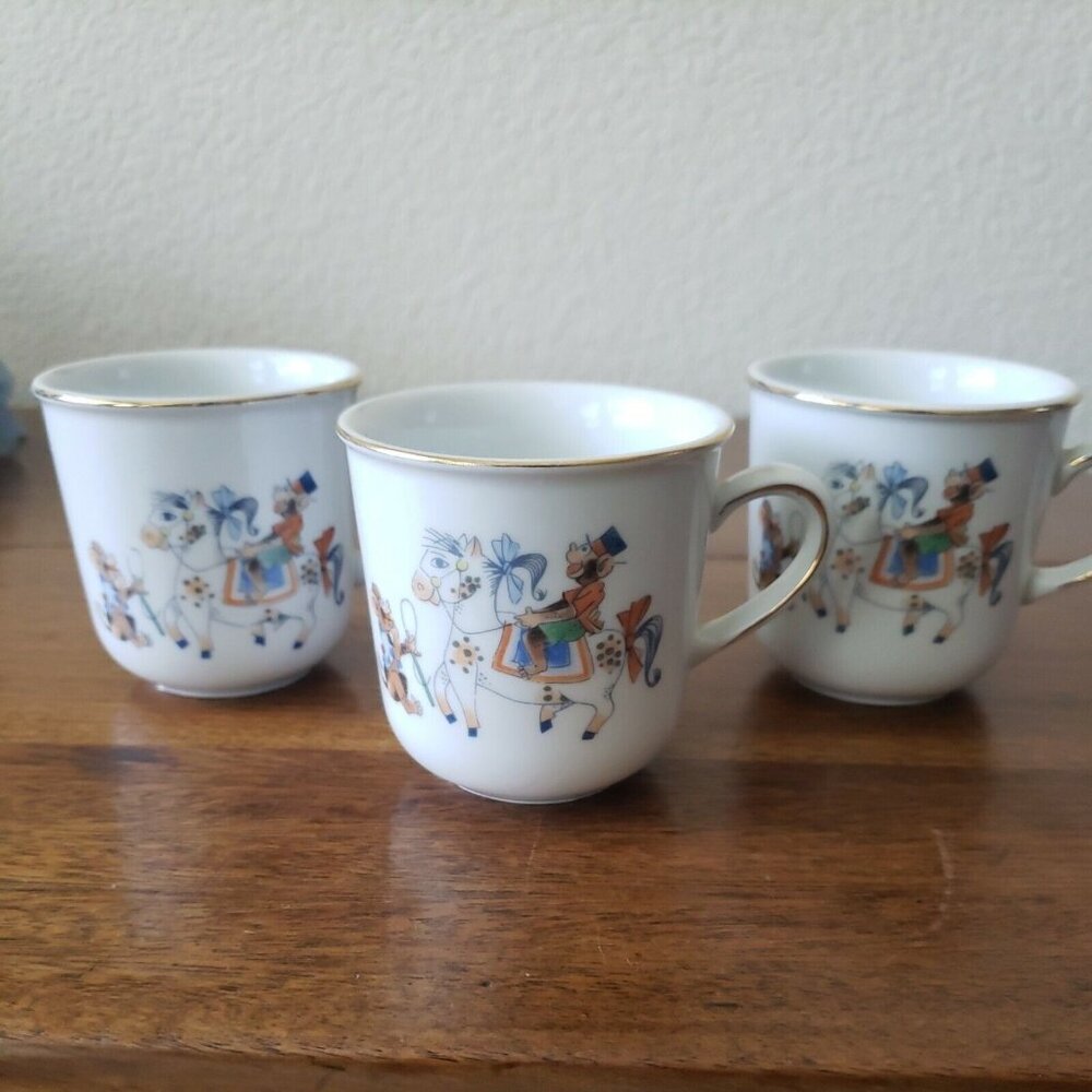 Vintage Kids Cup Mug Kahla Porcelain Circus Themed